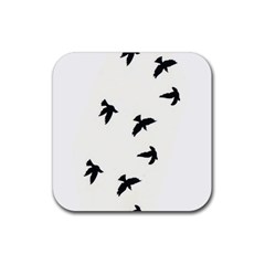 Waterproof Temporary Tattoo -----three Birds Drink Coaster (square) by zaasim