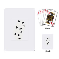 Waterproof Temporary Tattoo -----three Birds Playing Cards Single Design by zaasim