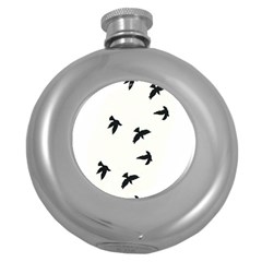 Waterproof Temporary Tattoo -----three Birds Hip Flask (round) by zaasim