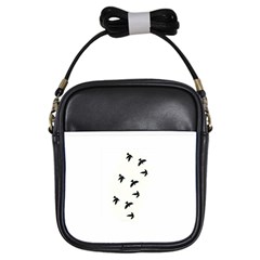 Waterproof Temporary Tattoo -----three Birds Girl s Sling Bag by zaasim