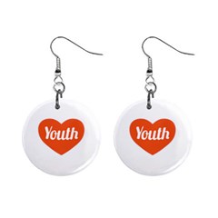 Youth Concept Design 01 Mini Button Earrings by dflcprints