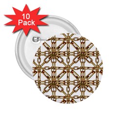 Chain Pattern Collage 2.25  Button (10 pack)