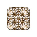 Chain Pattern Collage Drink Coaster (Square) Front