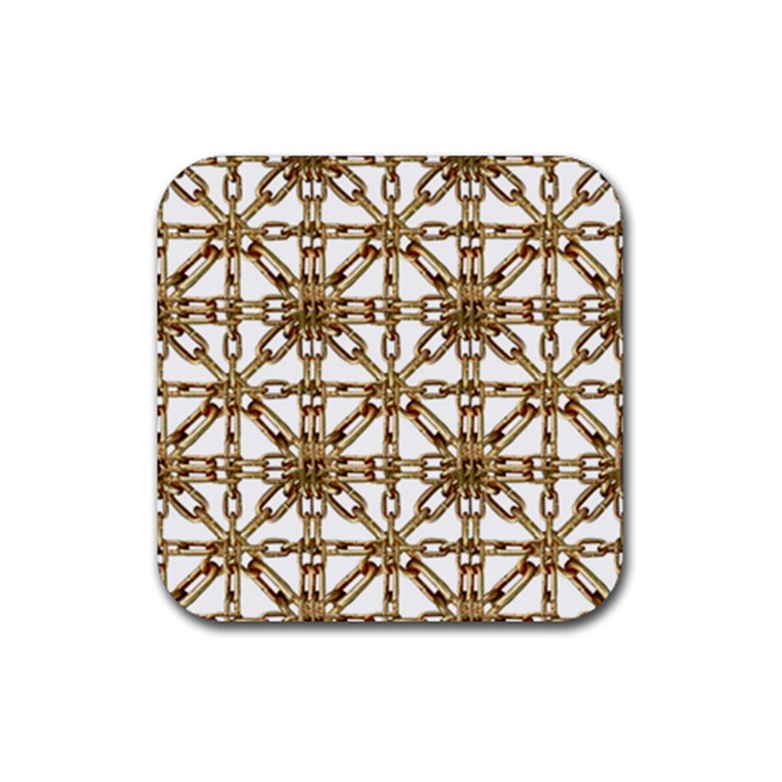 Chain Pattern Collage Drink Coaster (Square)