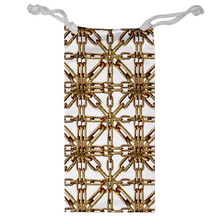 Chain Pattern Collage Jewelry Bag