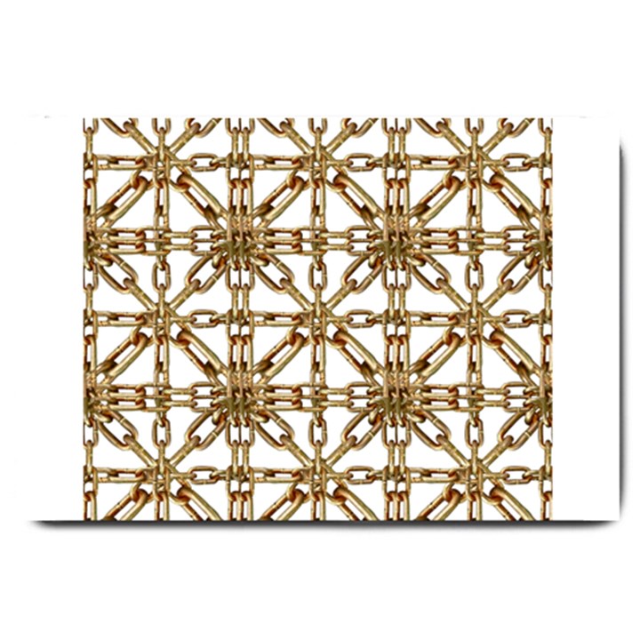 Chain Pattern Collage Large Door Mat