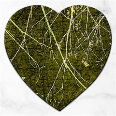 Wild Nature Collage Print Jigsaw Puzzle (heart) by dflcprints