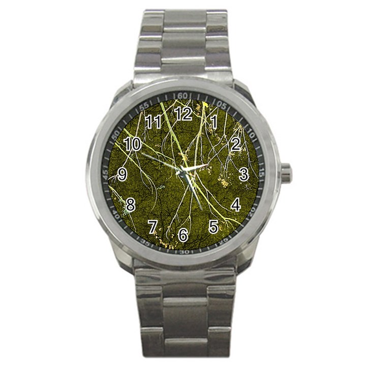 Wild Nature Collage Print Sport Metal Watch