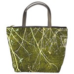 Wild Nature Collage Print Bucket Handbag Front