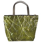 Wild Nature Collage Print Bucket Handbag Back