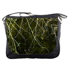 Wild Nature Collage Print Messenger Bag by dflcprints