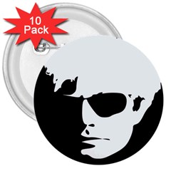 Warhol 3  Button (10 Pack)