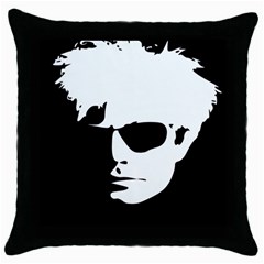 Warhol Black Throw Pillow Case