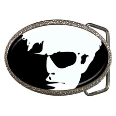 Warhol Belt Buckle (oval)