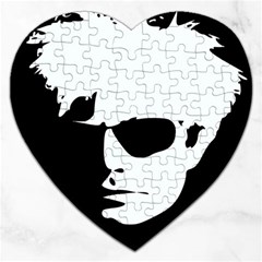 Warhol Jigsaw Puzzle (heart) by icarusismartdesigns