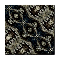 Fancy Ornament Print Ceramic Tile