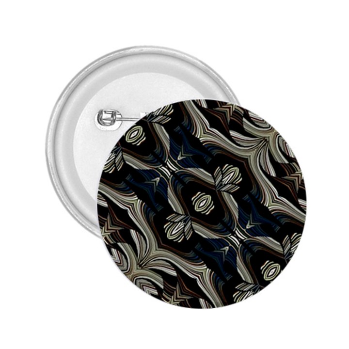 Fancy Ornament Print 2.25  Button