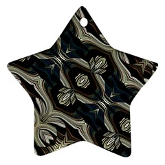 Fancy Ornament Print Star Ornament by dflcprints