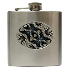 Fancy Ornament Print Hip Flask by dflcprints