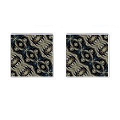 Fancy Ornament Print Cufflinks (square)