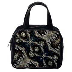 Fancy Ornament Print Classic Handbag (one Side)