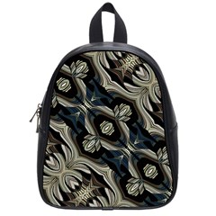 Fancy Ornament Print School Bag (small) by dflcprints