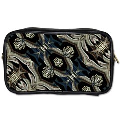 Fancy Ornament Print Travel Toiletry Bag (one Side) by dflcprints