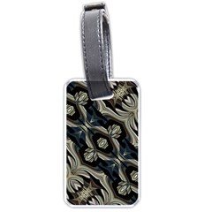 Fancy Ornament Print Luggage Tag (one Side) by dflcprints