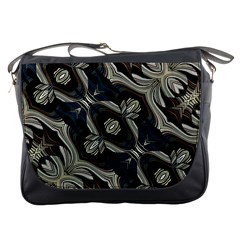 Fancy Ornament Print Messenger Bag