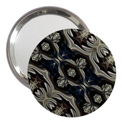 Fancy Ornament Print 3  Handbag Mirror by dflcprints