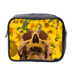 Sunflowers Mini Travel Toiletry Bag (two Sides) by icarusismartdesigns