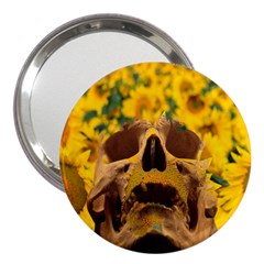 Sunflowers 3  Handbag Mirror by icarusismartdesigns