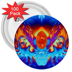 Escape From The Sun 3  Button (100 Pack)