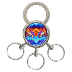 Escape From The Sun 3-ring Key Chain by icarusismartdesigns