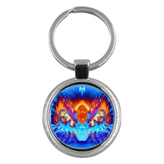 Escape From The Sun Key Chain (round) by icarusismartdesigns