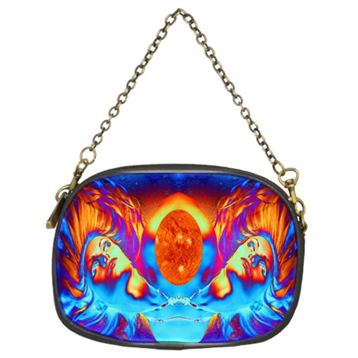 Escape From The Sun Chain Purse (Two Sided) 