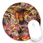 Abstract 4 8  Mouse Pad (Round) Front