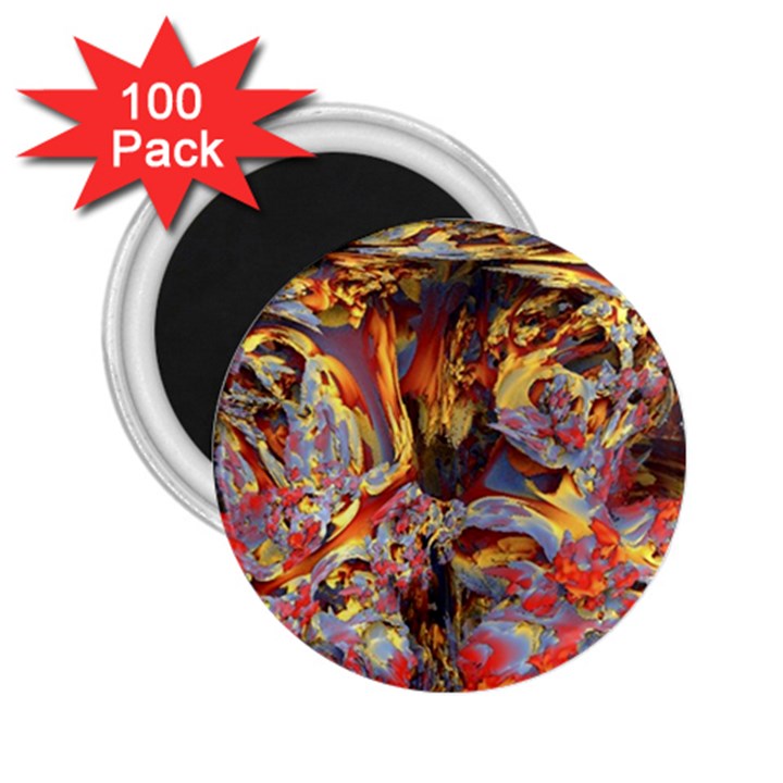 Abstract 4 2.25  Button Magnet (100 pack)