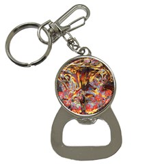 Abstract 4 Bottle Opener Key Chain