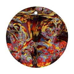 Abstract 4 Round Ornament (two Sides)