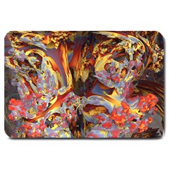 Abstract 4 Large Door Mat by icarusismartdesigns