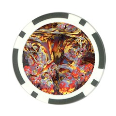 Abstract 4 Poker Chip