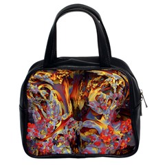 Abstract 4 Classic Handbag (two Sides) by icarusismartdesigns