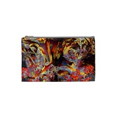 Abstract 4 Cosmetic Bag (small) by icarusismartdesigns