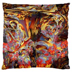 Abstract 4 Large Cushion Case (two Sided) 