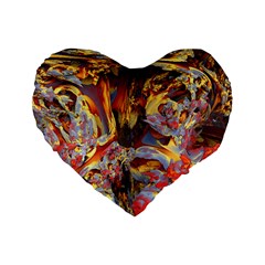 Abstract 4 16  Premium Heart Shape Cushion 