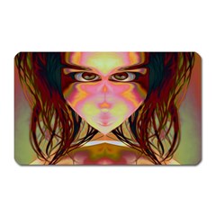 Cat Woman Magnet (rectangular)