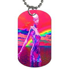 Cyborg Mask Dog Tag (one Sided)