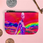 Cyborg Mask Coin Change Purse Front