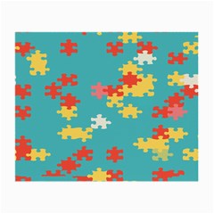 Puzzle Pieces Glasses Cloth (small)